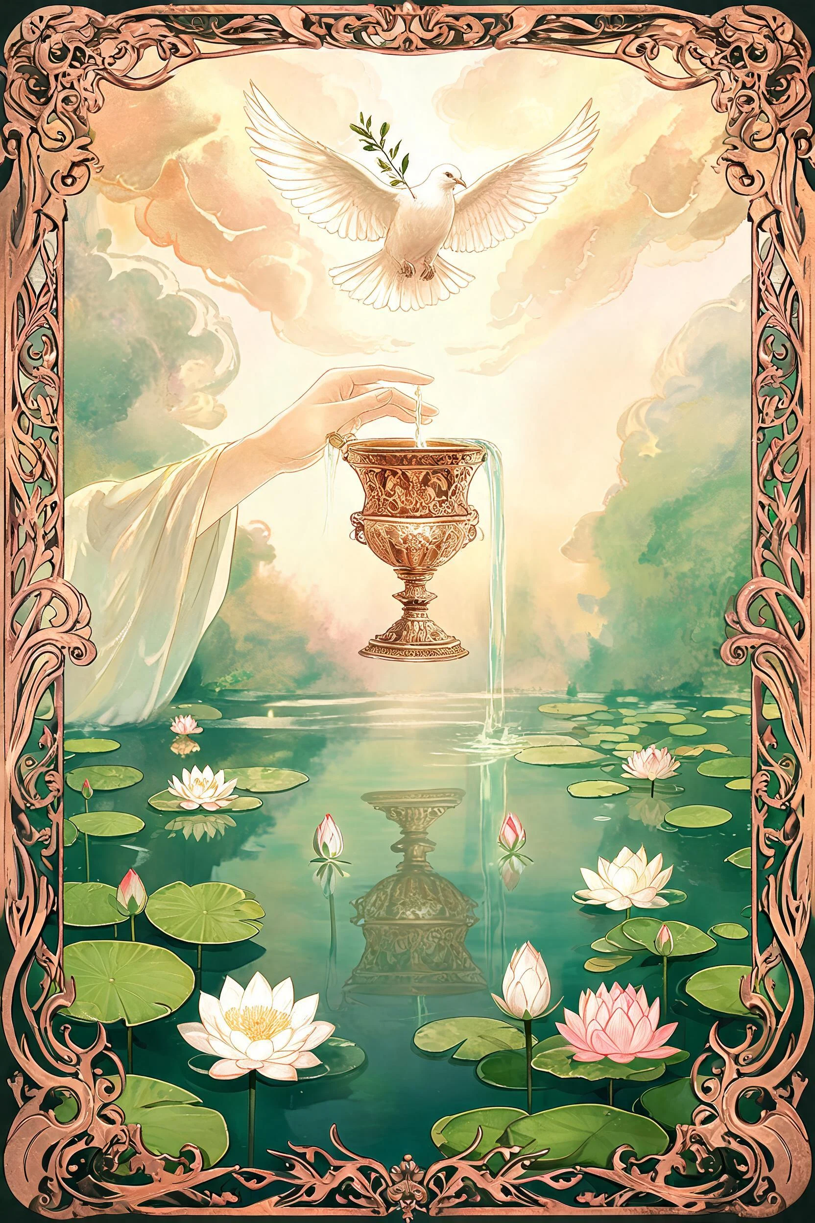 ไพ่ เอซถ้วย (Ace of Cups)