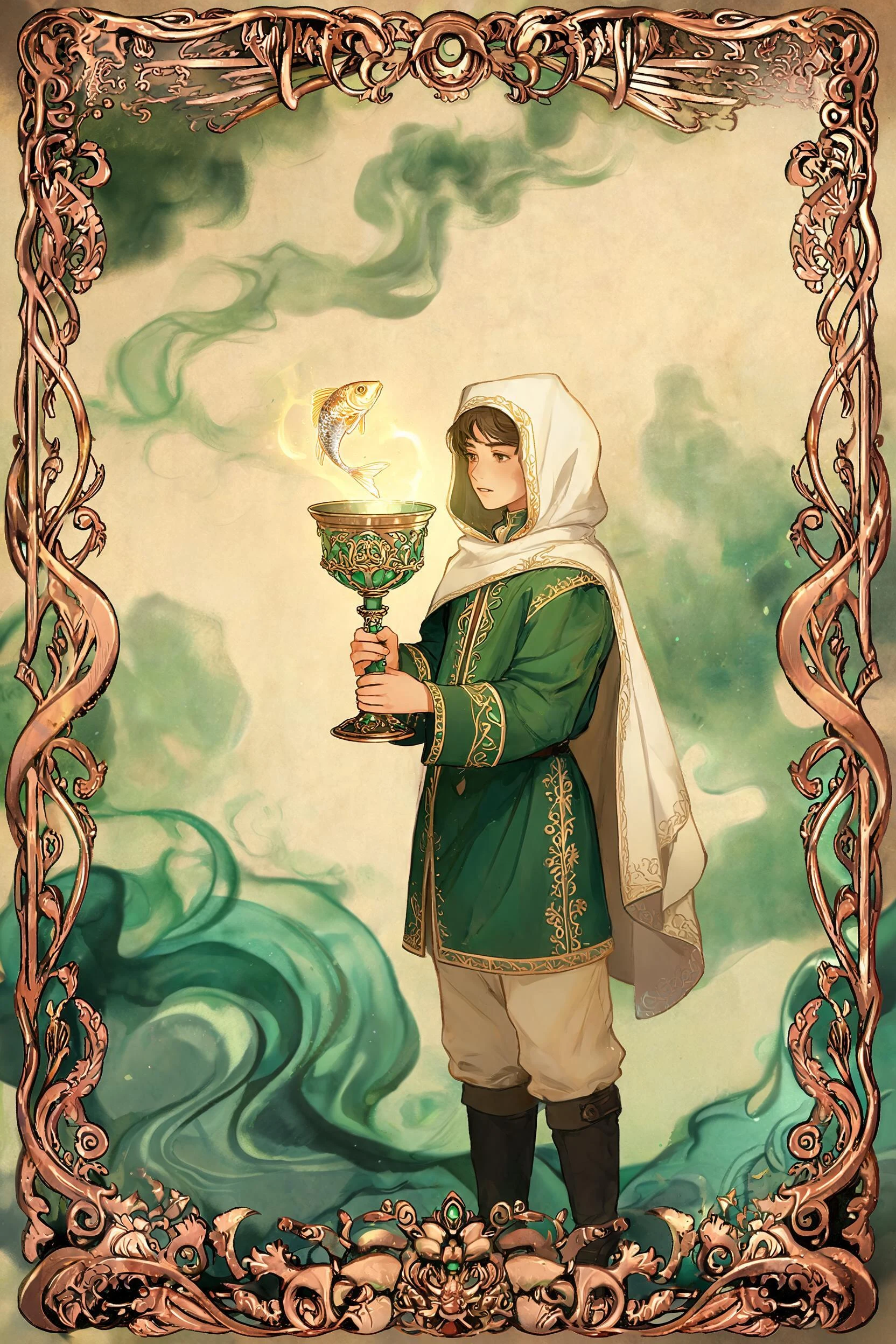 ไพ่ เด็กถือถ้วย (Page of Cups)