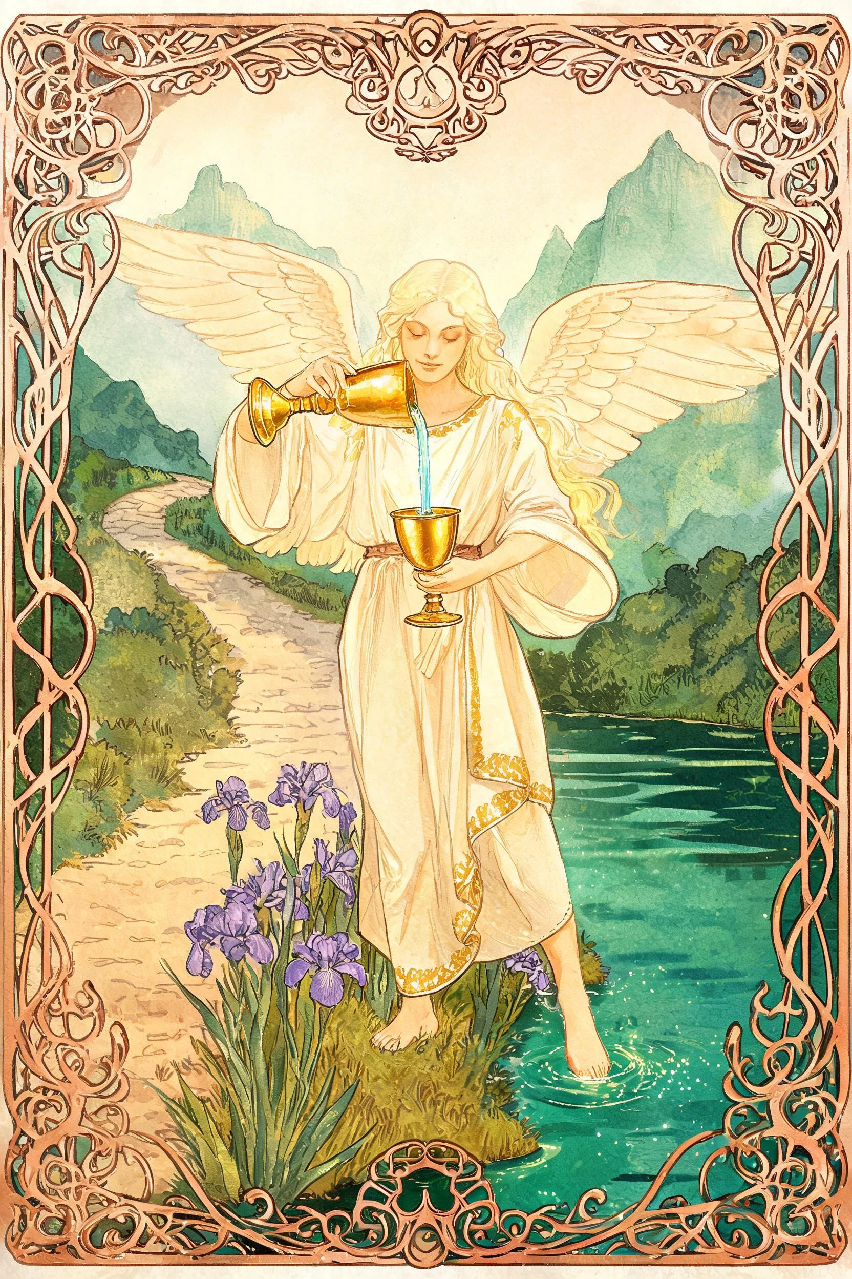 ไพ่ ความพอดี (Temperance)